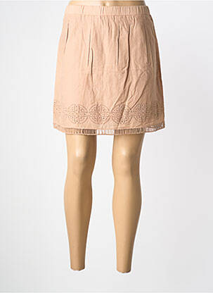 Fustă scurtă bej SCHOOL RAG femeie