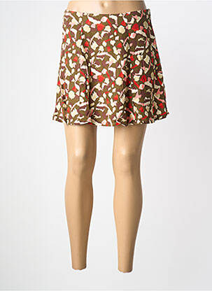 Fustă scurtă verde MISMASH femeie