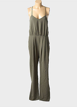 Salopetă-pantalon croială fluidă bretele subțiri verde SILVIAN HEACH femeie