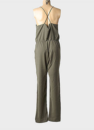 Salopetă-pantalon croială fluidă bretele subțiri verde SILVIAN HEACH femeie