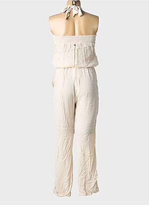 Salopetă-pantalon croială fluidă bretele subțiri bej GAUDI femeie