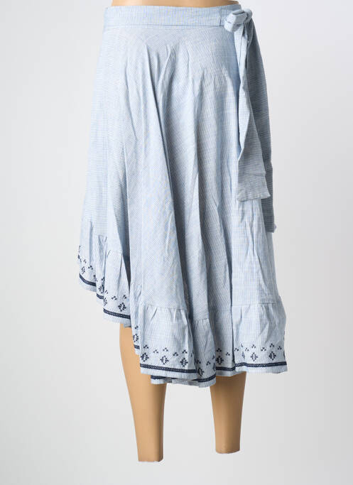 Fustă midi albastru SUNCOO femeie