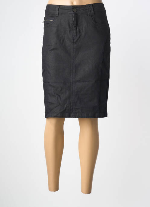 Fustă midi negru FRANSA femeie