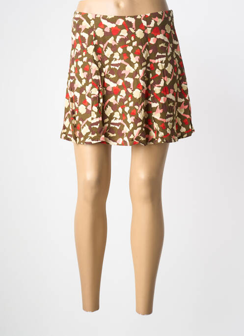 Fustă scurtă verde MISMASH femeie