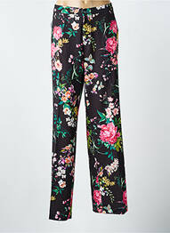 Pantalon drept talie cu cleme mărime normală negru LCDN femme