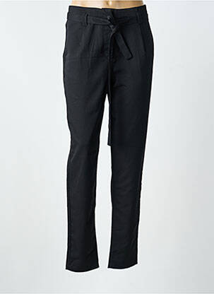 Pantalon slim mărime normală mărime normală negru FRANSA femeie
