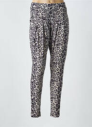 Pantalon slim talie elastică mărime normală gri FRANSA femme