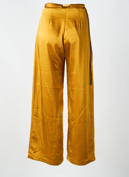 Pantalon drept galben SUNCOO femeie