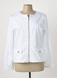 Jachete casual guler rotund alb PAUL BRIAL femme