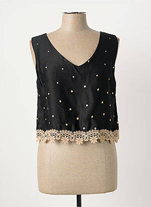 Top negru PAUL BRIAL femeie