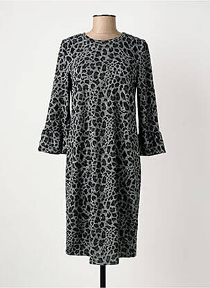 Rochie pulover guler rotund mâneci lungi gri FRANSA femeie