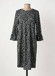 Rochie pulover guler rotund mâneci lungi gri FRANSA femme