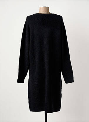 Rochie pulover croială dreaptă mâneci lungi negru FRANSA femme