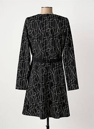 Rochie scurtă mâneci lungi mâneci lungi negru LES FILLES DE NEAUX femeie