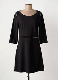 Rochie scurtă mâneci 3/4 mâneci 3/4 negru LOLA ESPELETA femme
