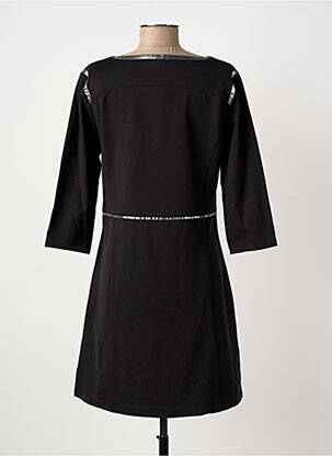 Rochie scurtă mâneci 3/4 mâneci 3/4 negru LOLA ESPELETA femeie