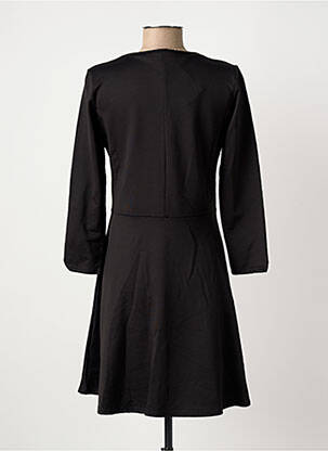 Rochie midi mâneci lungi mâneci lungi negru LES FILLES DE NEAUX femeie