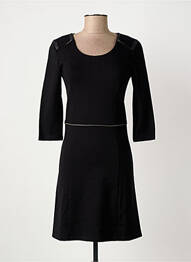 Rochie scurtă mâneci 3/4 mâneci 3/4 negru LOLA ESPELETA femeie