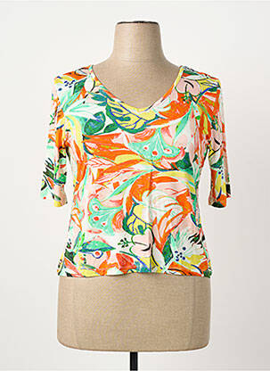 Tricou mâneci 3/4 mâneci 3/4 verde PAUL BRIAL femeie