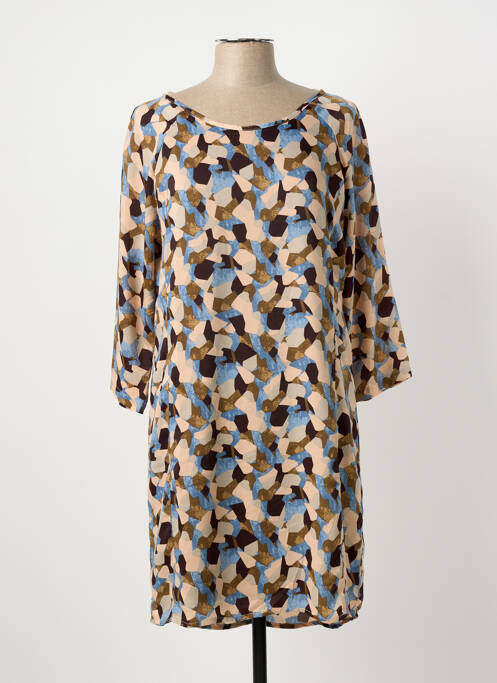 Rochie scurtă bej MISMASH femeie