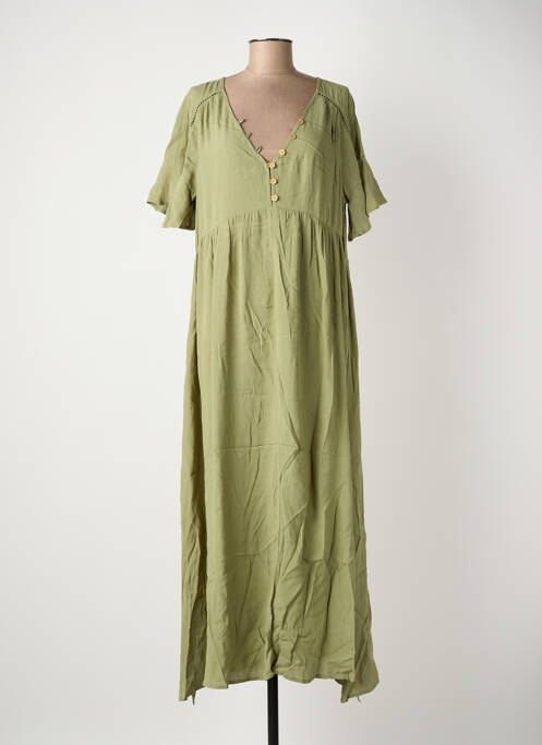 Rochie lungă verde LOLA ESPELETA femeie