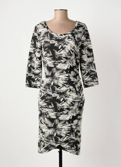 Rochie midi negru FRANSA femeie