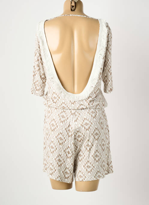 Salopetă scurtă alb SCHOOL RAG femeie