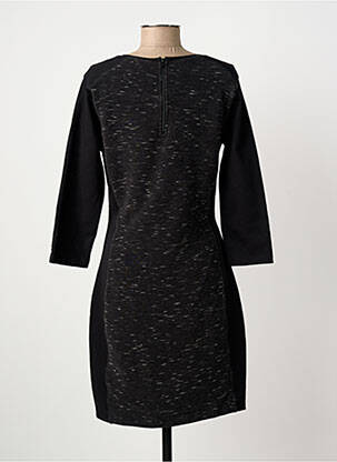Rochie midi mâneci lungi mâneci lungi negru TOMMY HILFIGER femeie