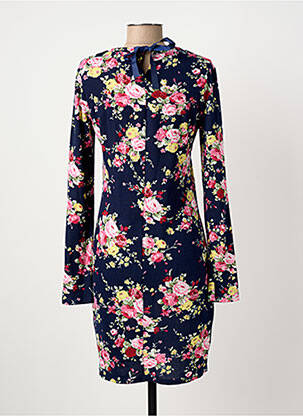 Rochie midi imprimeu floral mâneci lungi albastru MISMASH femeie
