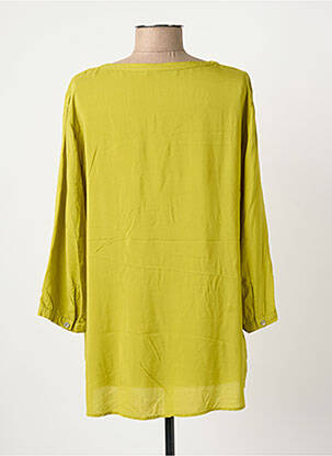 Bluză țesătură poplin mâneci 3/4 verde BETTY BARCLAY femeie
