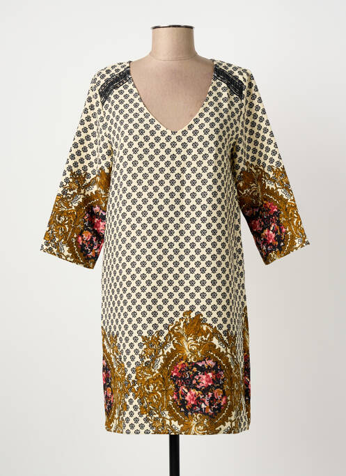 Rochie scurtă bej SUNCOO femeie