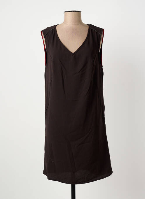 Rochie scurtă maro LOLA ESPELETA femeie