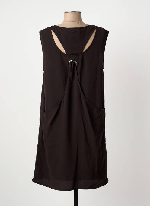 Rochie scurtă maro LOLA ESPELETA femeie