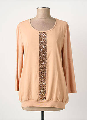 Top elasticitate mâneci 3/4 roz BETTY BARCLAY femeie