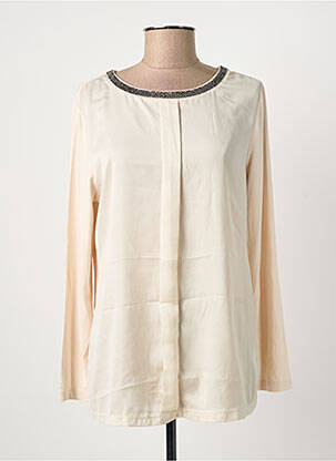 Top elasticitate mâneci lungi bej BETTY BARCLAY femeie