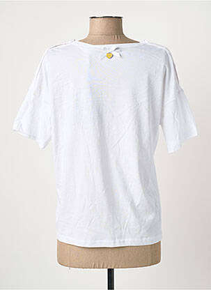 Tricou croială dreaptă mâneci scurte alb SILVIAN HEACH femeie