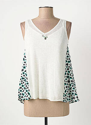 Top alb LOLA ESPELETA femeie