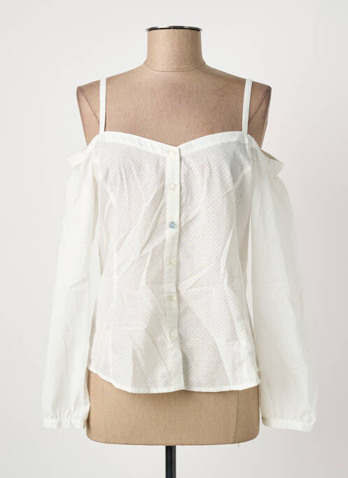 Top alb LOLA ESPELETA femeie