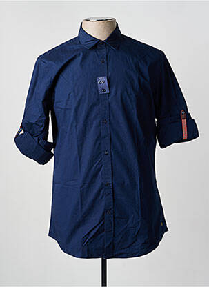 Cămașă cu mâneci lungi croială cambrată albastru SCOTCH & SODA bărbat