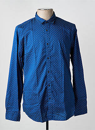 Cămașă cu mâneci lungi croială cambrată albastru SCOTCH & SODA bărbat