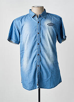 Cămașă cu mâneci scurte albastru DEELUXE bărbat
