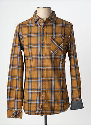 Cămașă cu mâneci lungi maro BEING HUMAN bărbat