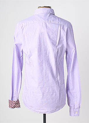 Cămașă cu mâneci lungi imprimeu dungi violet SCOTCH & SODA bărbat