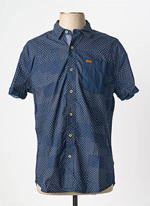 Cămașă cu mâneci scurte albastru DEELUXE74 bărbat