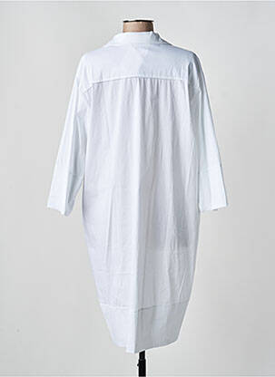 Rochie midi mâneci lungi mâneci lungi alb BLANC BOHEME femeie