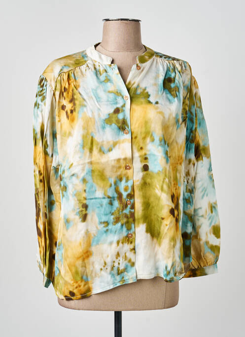 Cămașă verde BLANC BOHEME femeie