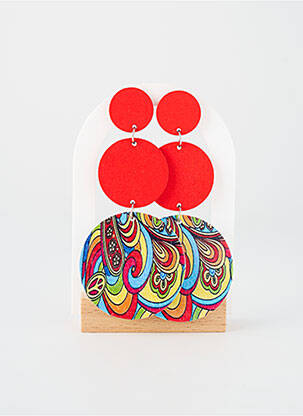 Cercei roșu TATA GISELE femeie