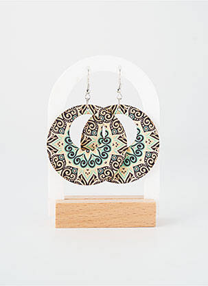 Cercei bej TATA GISELE femeie