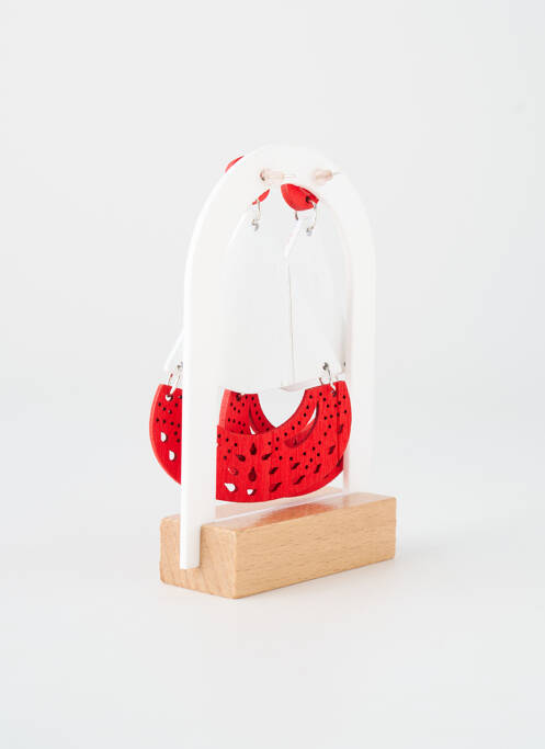 Cercei roșu TATA GISELE femeie