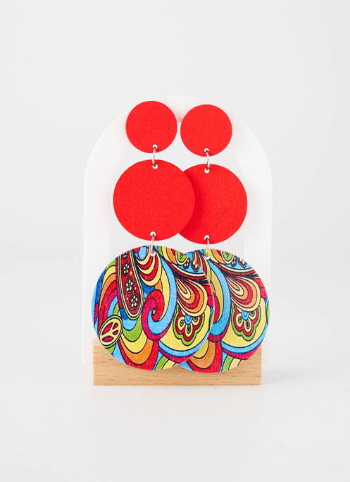 Cercei roșu TATA GISELE femeie